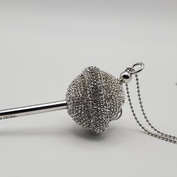 Simone I. Smith A Sweet Touch of Hope Crystal Platinum Over Sterling Lollipop - Picture 5 of 11